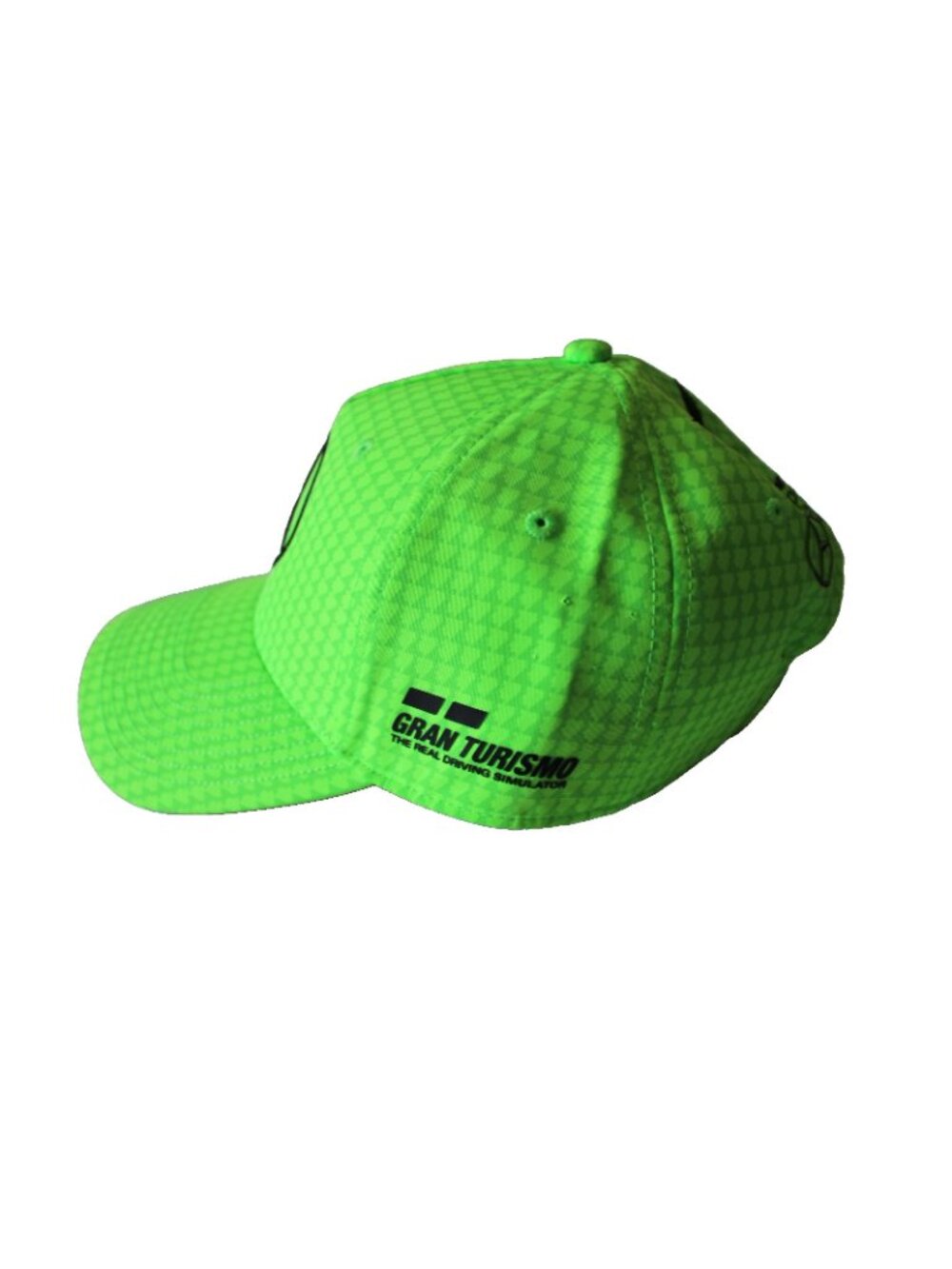 Mercedes Lewis Hamilton F1 Hat Neon Green Monster Energy Gran Turismo AMG Cap - Picture 3 of 8